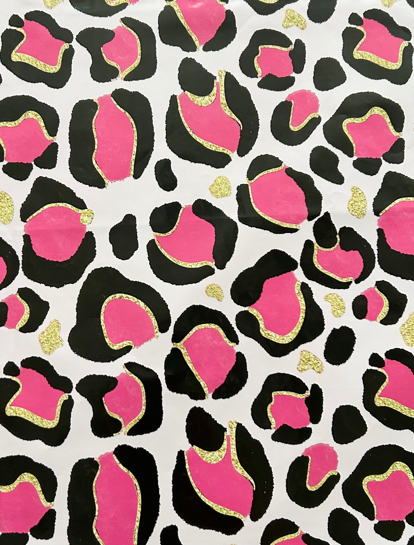 10”X13” Pink Leopard Poly Mailer